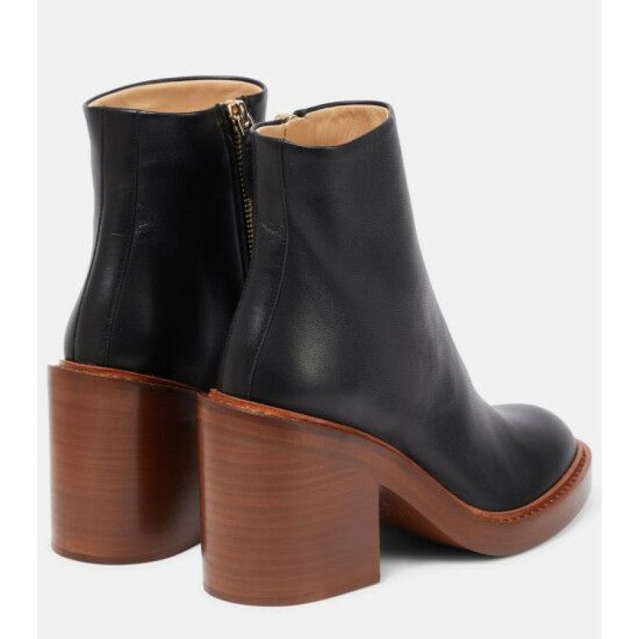 * Chloe May Leather Ankle Boots Ankle Boots