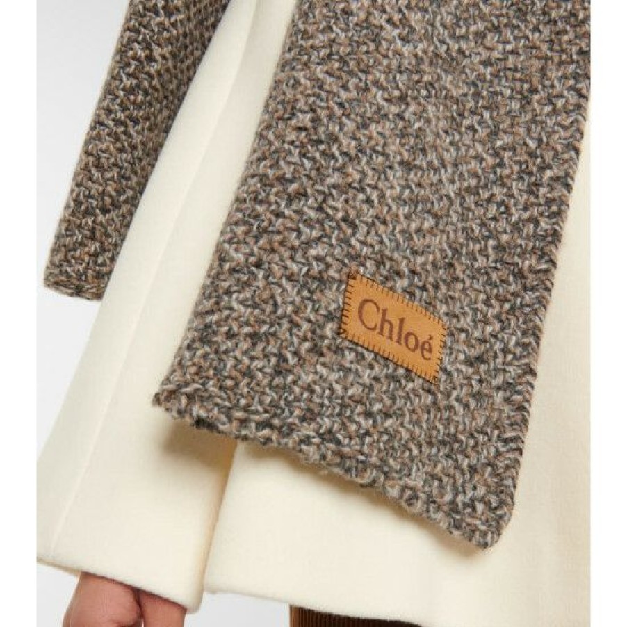 * Chloe Cashmere And Wool Scarf Scarves