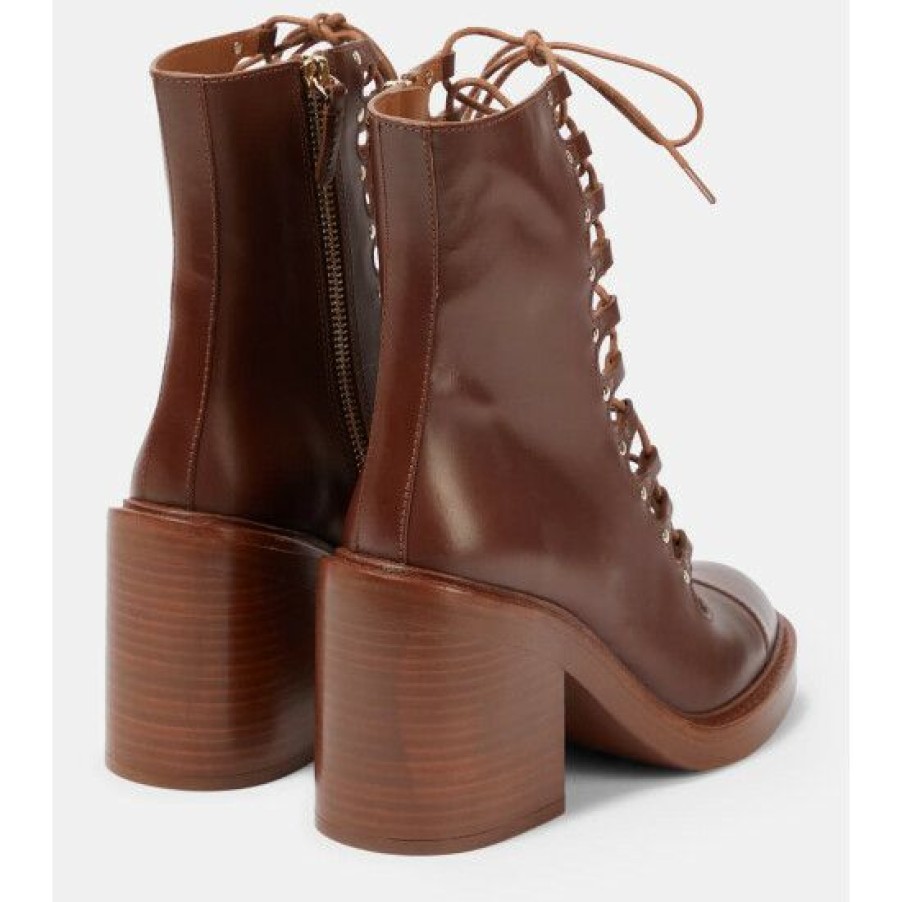 * Chloe May Leather Ankle Boots Ankle Boots