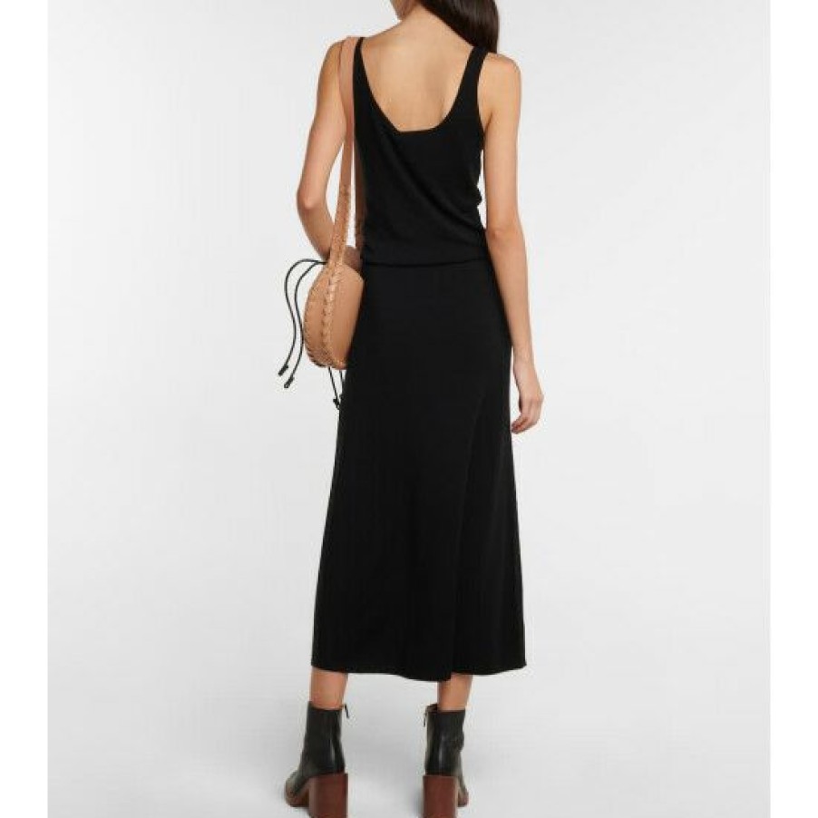 * Chloe Wool Midi Dress Dresses