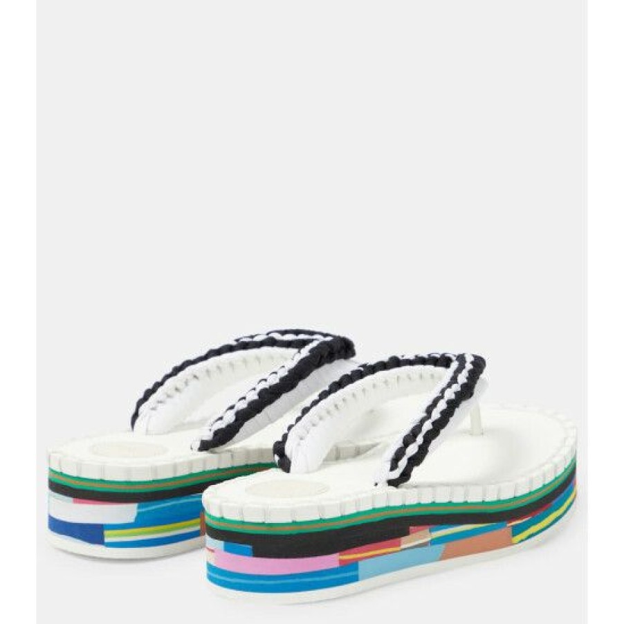 * Chloe Lou Crochet Thong Sandals Sandals