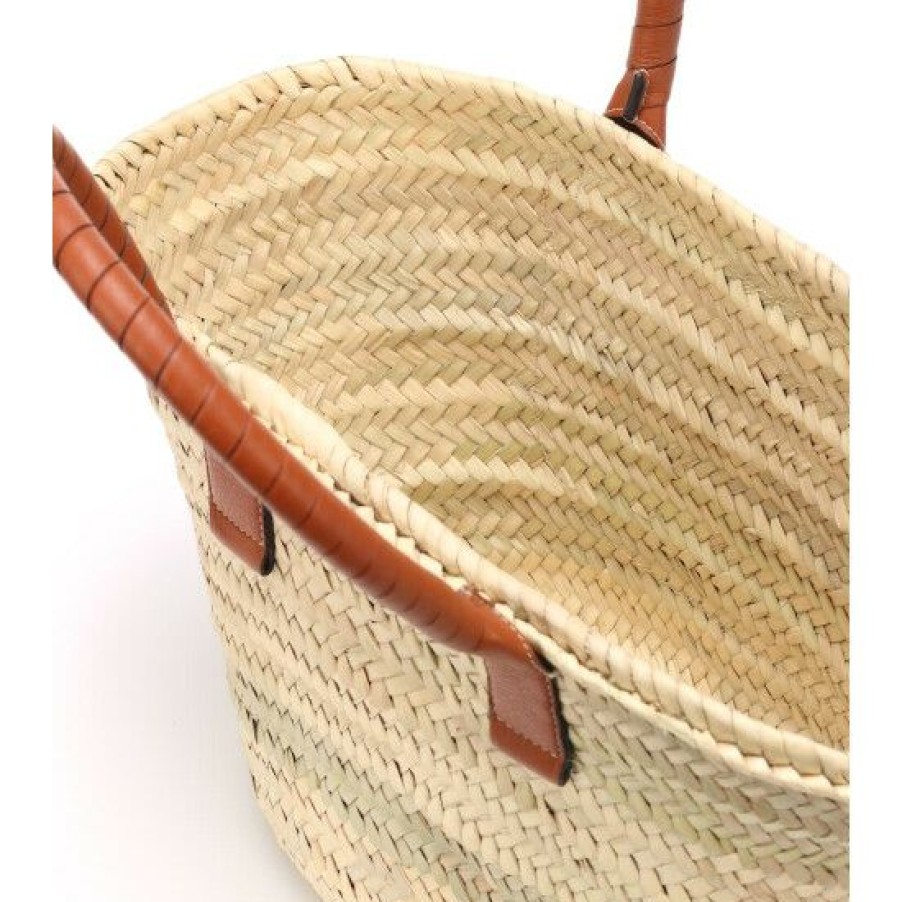 * Chloe Marcie Medium Raffia Basket Bag Tote Bags