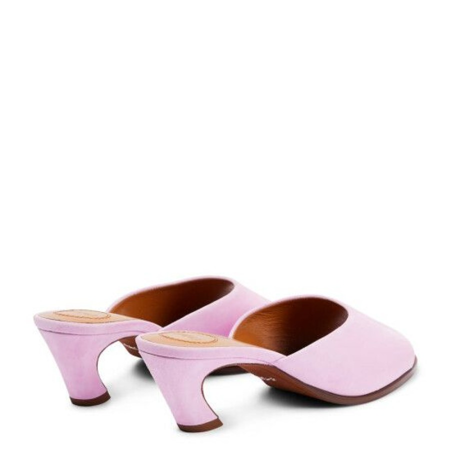 * Chloe Oli Suede Mules Sandals