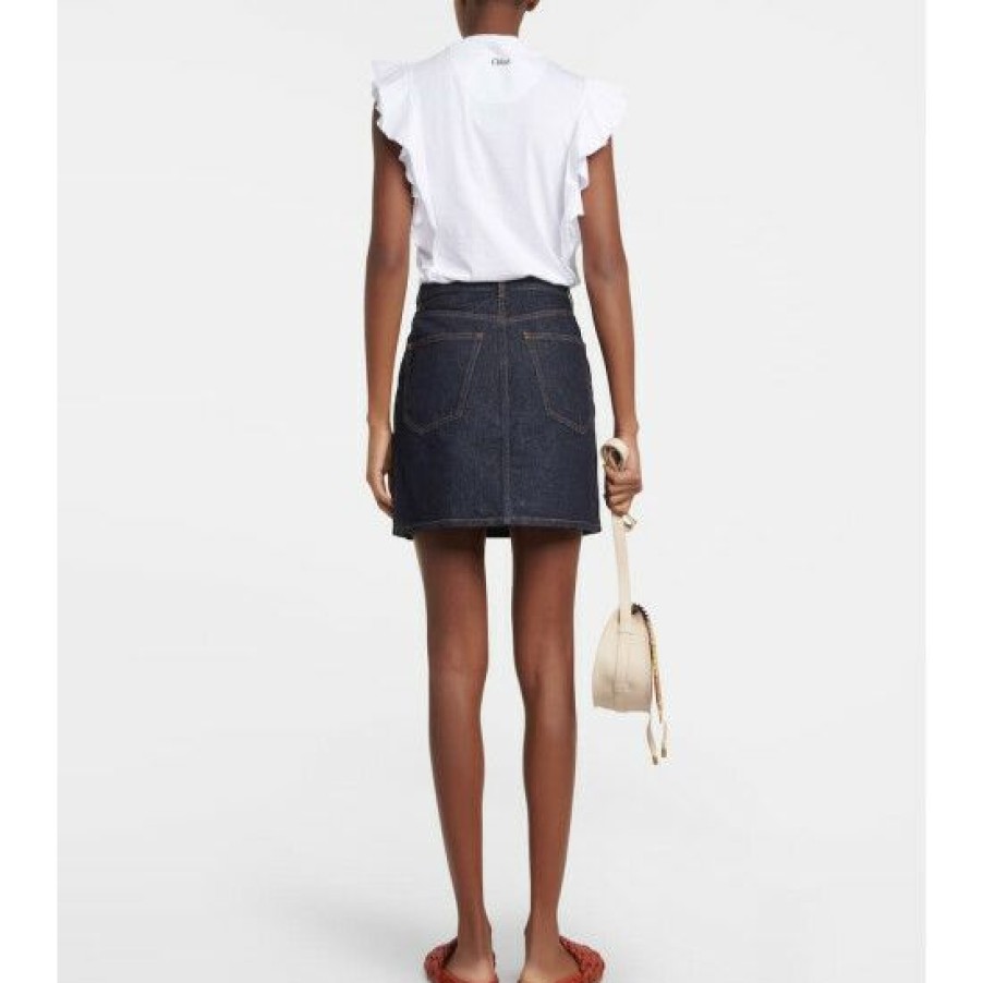 * Chloe Denim Miniskirt Skirts