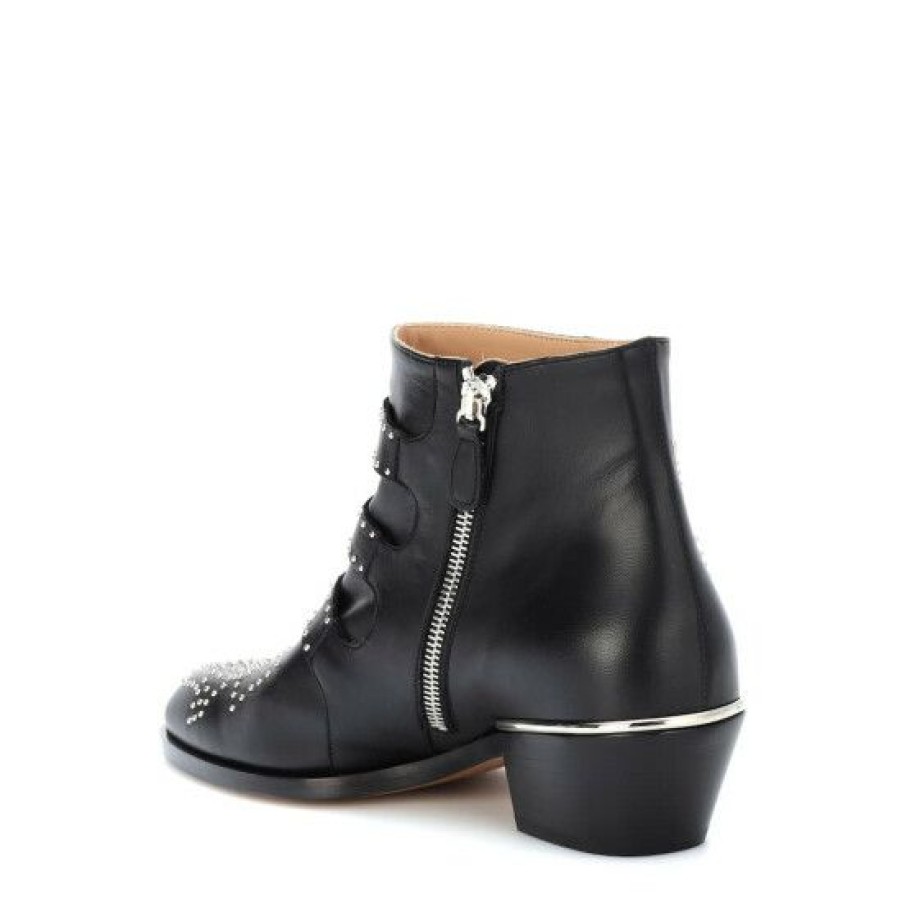 * Chloe Susanna Studded Leather Ankle Boots Ankle Boots