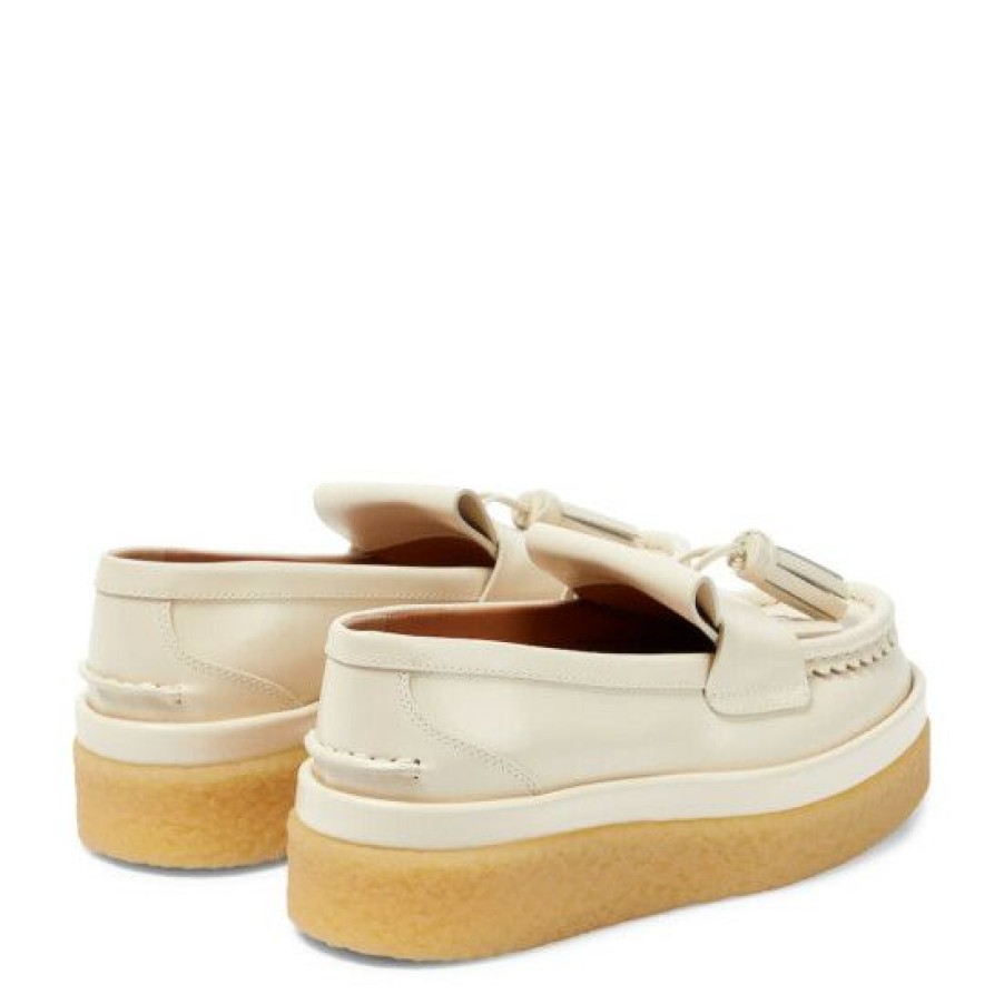 * Chloe Jamie Platform Leather Loafers Flat Shoes