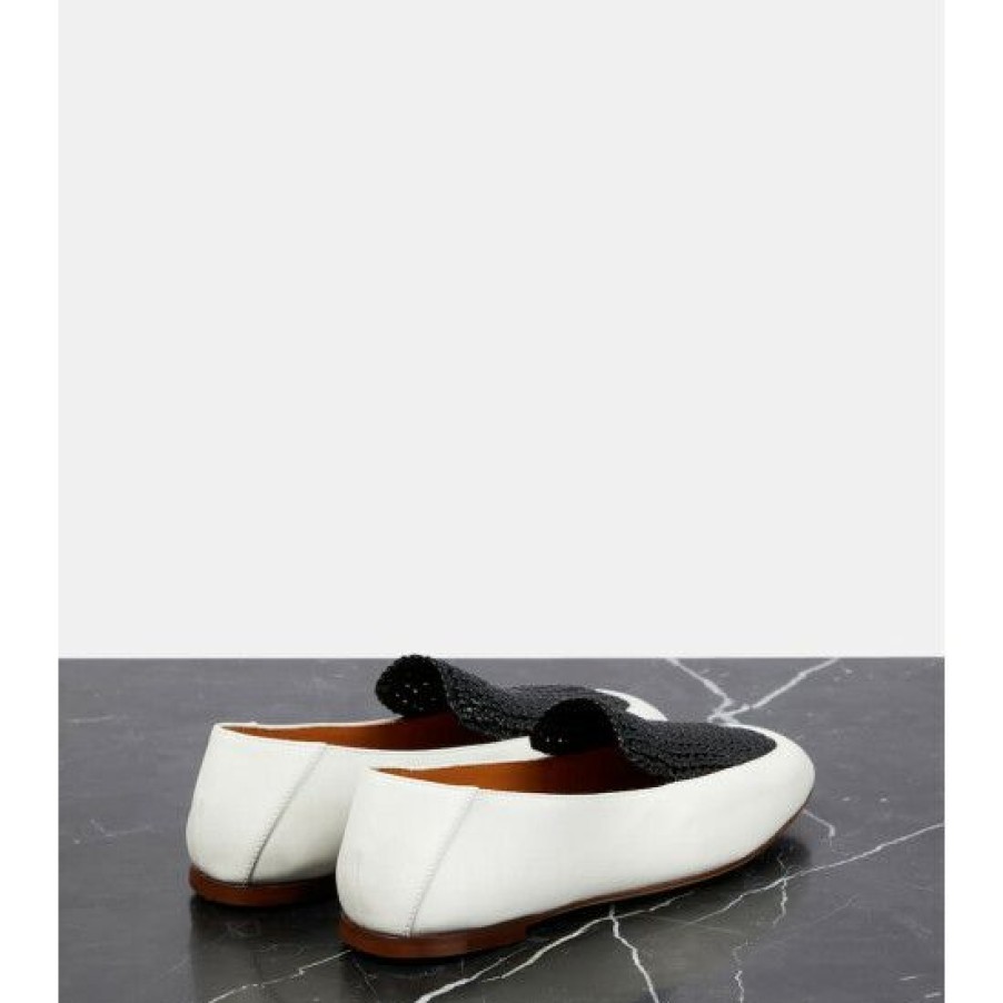 * Chloe Olene Leather Loafers Flat Shoes