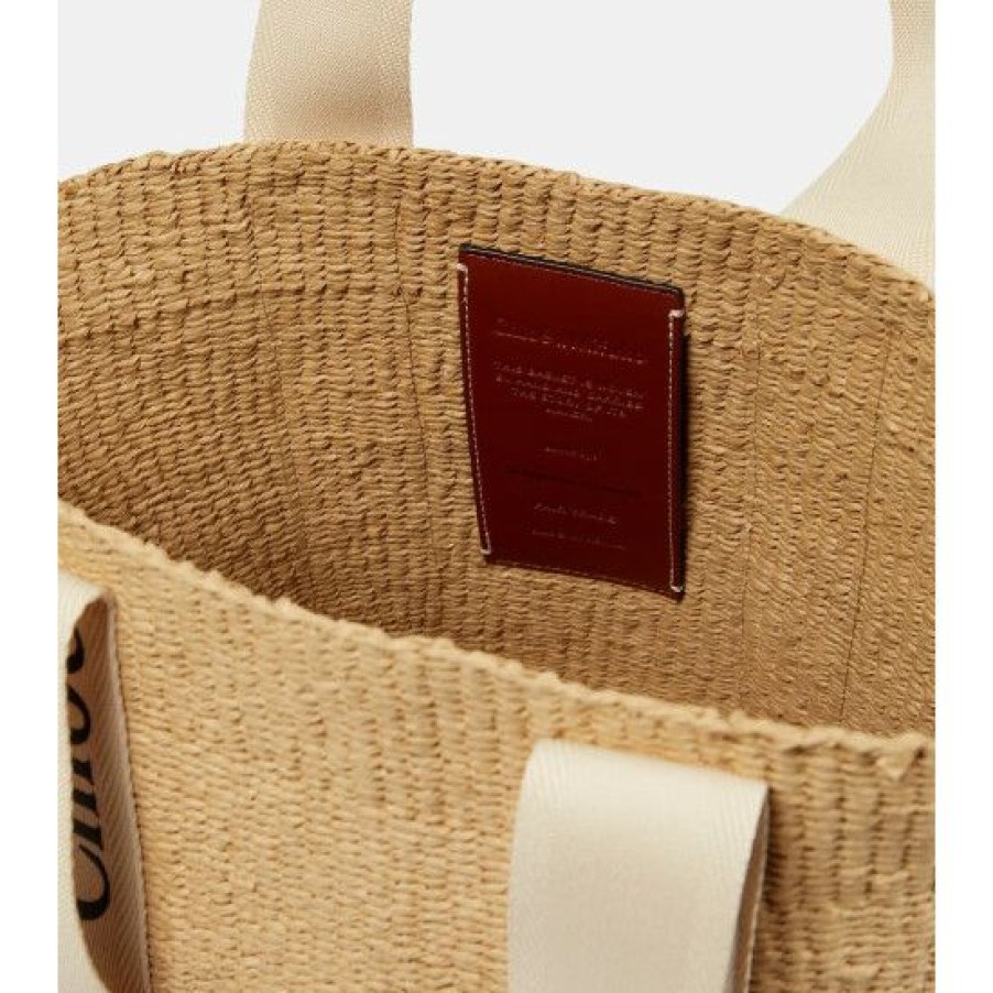 * Chloe X Mifuko Woody Large Raffia Tote Tote Bags