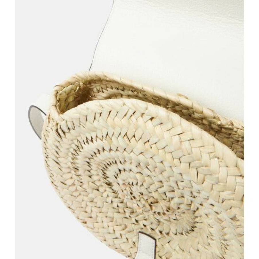 * Chloe Marcie Small Raffia Crossbody Bag Shoulder Bags