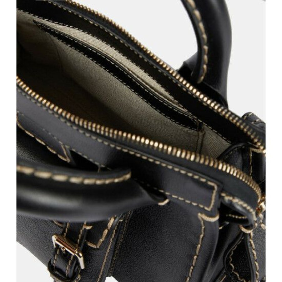 * Chloe Edith Mini Leather Tote Top-Handle Bags