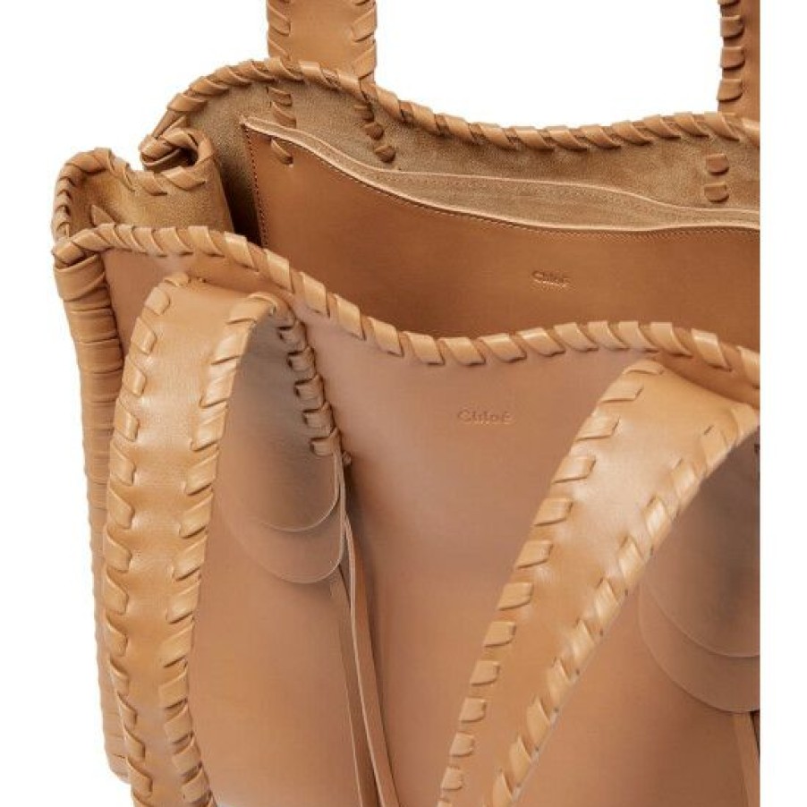 * Chloe Mony Medium Leather Tote Bag Tote Bags