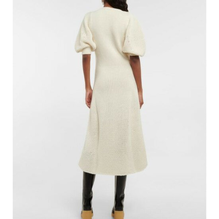 * Chloe Wool And Cashmere Knit Midi Dress Dresses