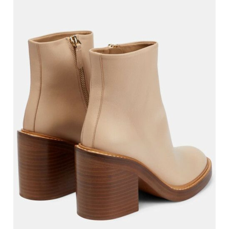 * Chloe May Leather Ankle Boots Ankle Boots